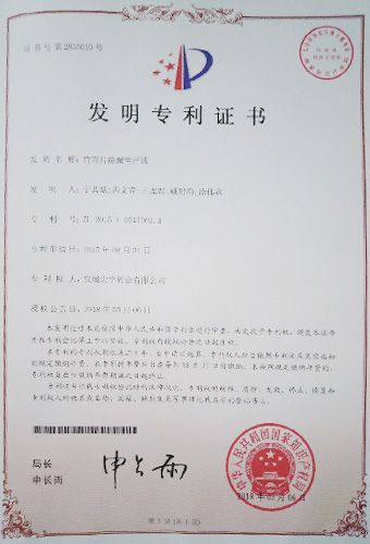 公司專利證書