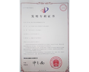 公司專(zhuān)利證書(shū)