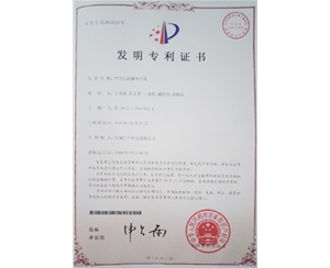 公司專(zhuān)利證書(shū)
